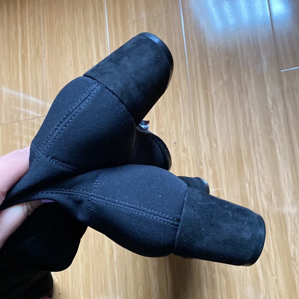 Stuart Weitzman Reserve 2020 Fall Black Suede Over the Knee Boots